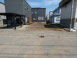 北区新琴似9条14丁目売土地　建築条件なし